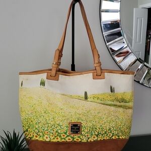 Dooney & Bourke Flower Field Canvas Tote